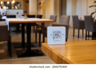 CO₂ Sensor Monitor. Indoor Air Quality Sensor. Healthy Work Environment. Work From Home. Control Proper Ventilation In Your Levels Airflow In The Room. Carbon Dioxide Levels And Airflow. Smart Home