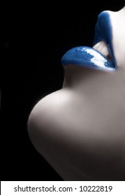 Sensual Blue Lips