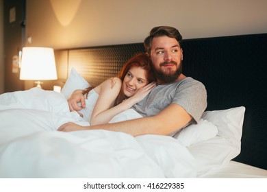 Sensual Couple Bed Cuddling Stock Photo 416229385 | Shutterstock