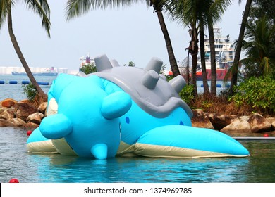 giant inflatable lapras