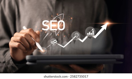 SEO concepts, optimization analysis tools, search engine rankings, social media sites based on results analysis data ,Ranking the best sites for search ,access to information on the internet 