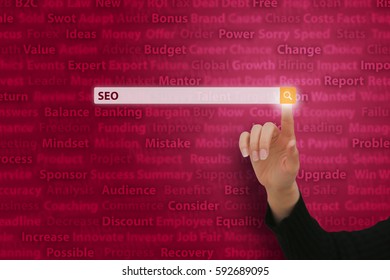 SEO - Internet Data Technology Concept