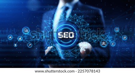 SEO Search engine optimisation digital internet marketing concept.