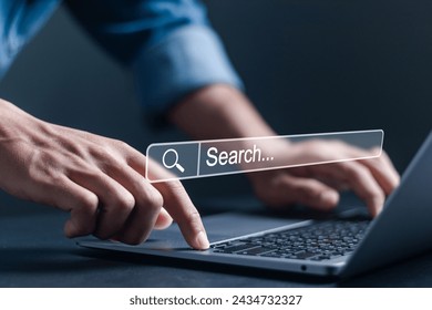 SEO search engine optimization concept, Marketing ranking traffic website, internet technology for business company.
