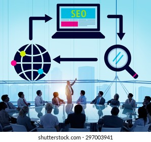 SEO Search Engine Optimization Digital Computer Internet Concept