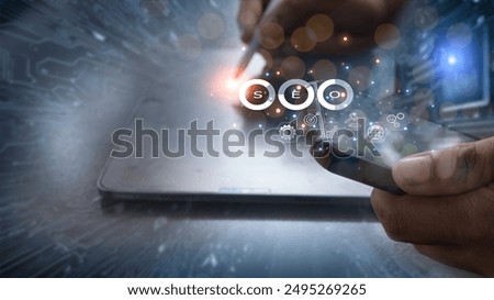 SEO (Search Engine Optimization) is a key component of digital marketing, focusing on enhancing online visibility through strategic techniques and leveraging internet technology.