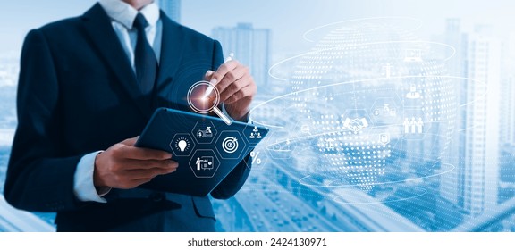 SEO stands for search engine optimization. SEO, or search engine optimization, is the process of optimizing your website to rank well in search engines while holding a digital tablet.