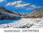 Seoraksan mountains is covered by snow in winter, pakistan