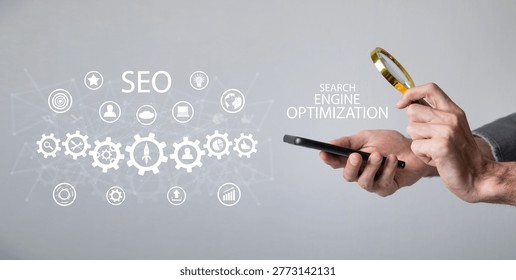 SEO-Search Engine Optimization. Strategy. Analysis