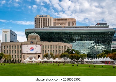 Seoul City Hall Governmental Building For The Seoul Metropolitan Government In South Korea On October 16 2021