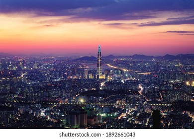 Seoul City Skyline, South Korea