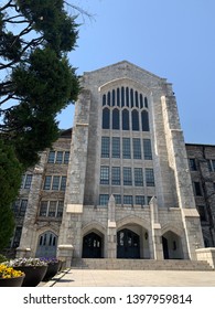 Seoul / South Korea - April 23, 2019: The main Auditorium of Ehwa University, the first women university in South Korea