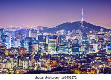 Seoul, South Korea City Skyline