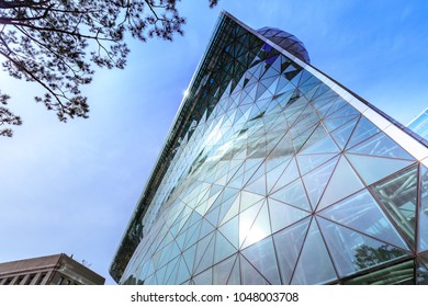 Seoul, South Korea - March 6, 2018 : Facade Building Of Seoul Metropolitan Government City Hall