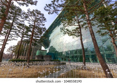 Seoul, South Korea - March 6, 2018 : Facade Building Of Seoul Metropolitan Government City Hall