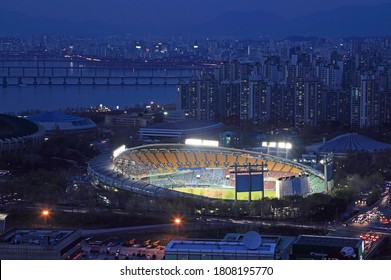 Seoul/Korea - April 21, 2015 : Jamsil Baseball Stadium