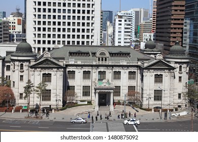 Seoul/Korea - March 23, 2011 : The Bank Of Korea