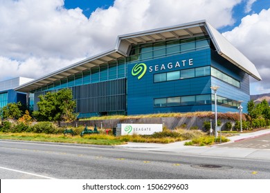 Sep 16, 2019 Fremont / CA / USA - Seagate, The Fremont Research Center Building Silicon Valley; Seagate Technology PLC Is An American Data Storage Company