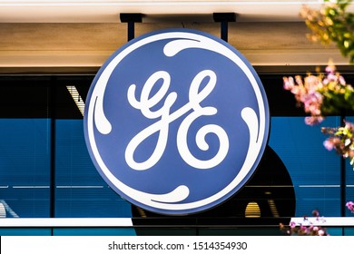 Sep 25, 2019 San Ramon / CA / USA - GE Sign At GE Digital Headquarters In San Francisco Bay Area; GE Digital, Subsidiary Of General Electric, Provides Software And Advisory Services 