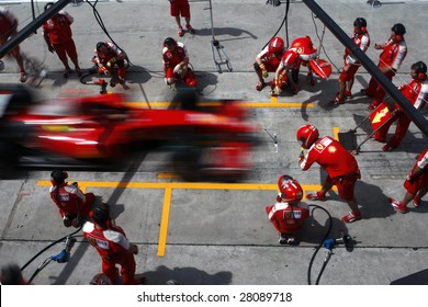 F1 Pit Crew Images Stock Photos Vectors Shutterstock