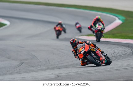 SEPANG, MALAYSIA - NOVEMBER 03, 2019 : Mika Kallio (82) Of Finland And Red Bull KTM Factory Racing During The Malaysia Motorcycle Grand Prix (MotoGP) At Sepang International Circuit (SIC).