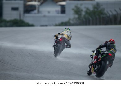 SEPANG, MALAYSIA - NOVEMBER 3, 2018: Czech Ducati Rider Karel Abraham At SHELL MotoGP Of Malaysia