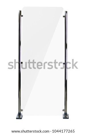 separating glass wall Plexi wall