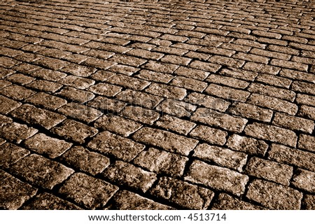sepia cobblestone
