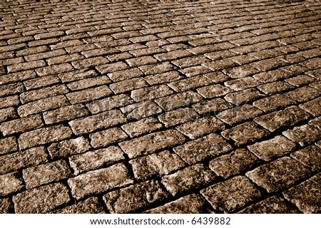 sepia cobblestone