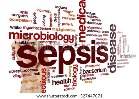 Sepsis word cloud