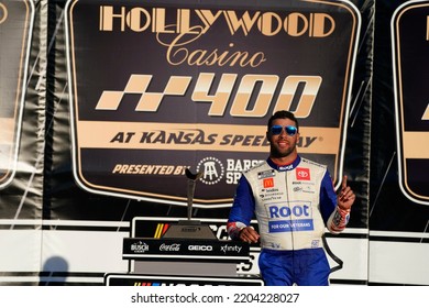 September 11, 2022 - Kansas City, KC, USA: Bubba Wallace Wins The Hollywood Casino 400 In Kansas City, KC, USA.