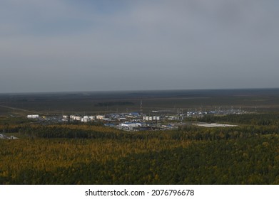 September 16, 2021 Uvatsky District, Tyumen Region, Russia. Ust-Tegusskoye Oil Field RN-Uvatneftegaz, Rosneft Company