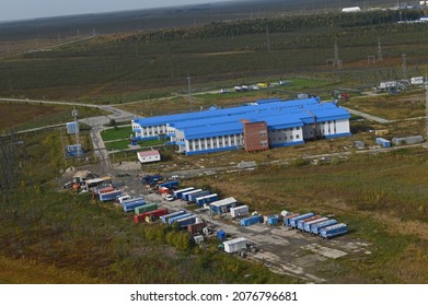 September 16, 2021 Uvatsky District, Tyumen Region, Russia. Ust-Tegusskoye Oil Field RN-Uvatneftegaz, Rosneft Company