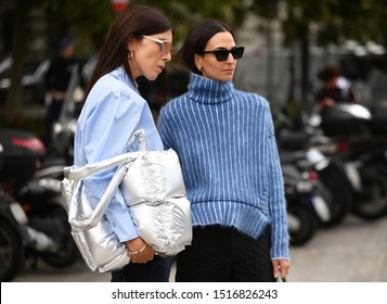 September 17, 2019: Milan, Italy - Street Style Outfit During Milan Fashion Week - MFWSS20