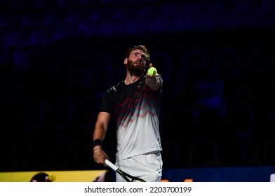 September 19, 2022 - Les Arènes De Metz, Metz, France, Moselle Open - France’s Quentin Halys Lost To His Countryman Evan Furness In 2nd Round Of Qualifying 
