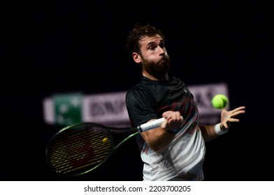 September 19, 2022 - Les Arènes De Metz, Metz, France, Moselle Open - France’s Quentin Halys Lost To His Countryman Evan Furness In 2nd Round Of Qualifying 
