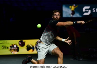 September 19, 2022 - Les Arènes De Metz, Metz, France, Moselle Open - France’s Quentin Halys Lost To His Countryman Evan Furness In 2nd Round Of Qualifying 
