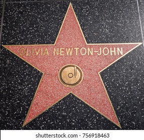 September 2017, Hollywood, Los Angeles, California, United States. Olivia Newton John Star, On The Walk Of Fame