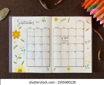 September 2019 Bullet Journal Planner