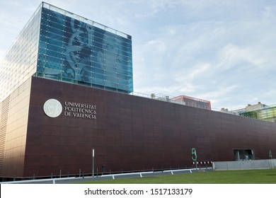 SEPTEMBER 2019 - VALENCIA, SPAIN: Building Of The Polytechnic University Of Valencia, Vera Campus.