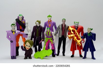 September 2022, Istanbul, Turkiye: Action Figure Of Joker Who Is A Movie And Cartoon Character Of DC Comics And Batman Movies.