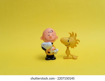 September 2022, Istanbul, Turkiye: Snoopy Cartoon Figurines.