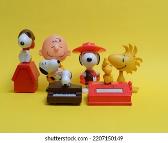 September 2022, Istanbul, Turkiye: Snoopy Cartoon Figurines.