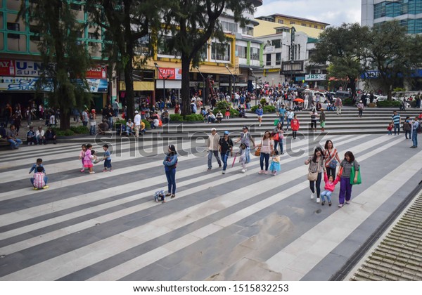 SEPTEMBER 22, 2019-BAGUIO\
CITY PHILIPPINES : Chalk art along Session road in Baguio City.\
Session road is closed every sunday since Aug. 4, 2019 to make it\
pedestrian friendly.