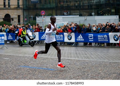 SEPTEMBER 24, 2017 - BERLIN: Eliud Kipchoge - Berlin Marathon.