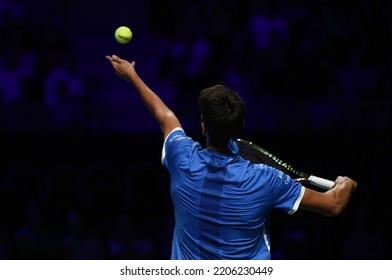 September 24, 2022 - Les Arènes De Metz, Metz, France, Moselle Open - Italy’s Lorenzo Sonego Defeated Polish 2nd Seed Hubert Hurkacz In The Semi-final