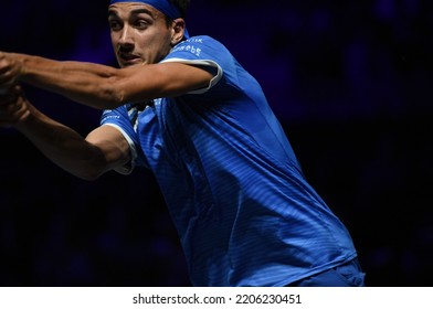 September 24, 2022 - Les Arènes De Metz, Metz, France, Moselle Open - Italy’s Lorenzo Sonego Defeated Polish 2nd Seed Hubert Hurkacz In The Semi-final