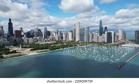 September 25, 2022 Year - USA, Chicago City ​​view 