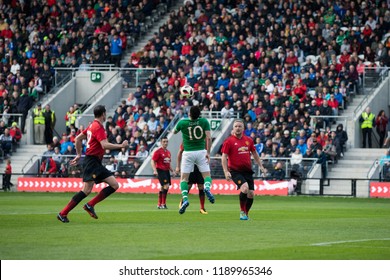 September 25th, 2018, Cork, Ireland - Robbie Keane During The Liam Miller Tribute Match Between Ireland And Celtic XI Vs Manchester United XI.