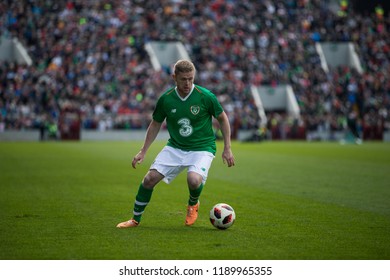 September 25th, 2018, Cork, Ireland - Damien Duff During The Liam Miller Tribute Match Between Ireland And Celtic XI Vs Manchester United XI.